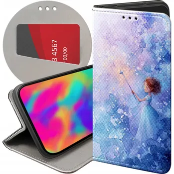 Pouzdro na mobilní telefon Flipové pouzdro Hello Case pro Samsung Galaxy A52 5G, růžové