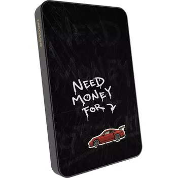 Powerbanka Picasee Powerbanka s MagSafe 5 000 mAh Šedá - Track Mode