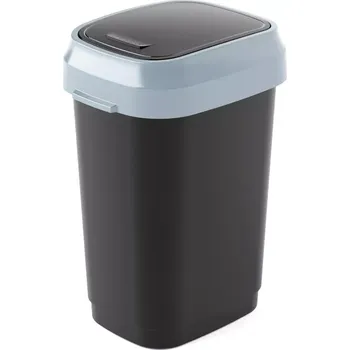 Odpadkový koš Koš Dual Swing Bin S - 10 l, černý