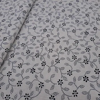 Pro útulný domov bavlněná látka KYTIČKY MODRÉ