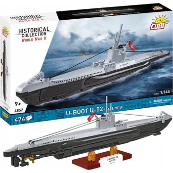 ostatní stavebnice Stavebnice Cobi U-Boot U-52 474 dílů plastové 9 let +