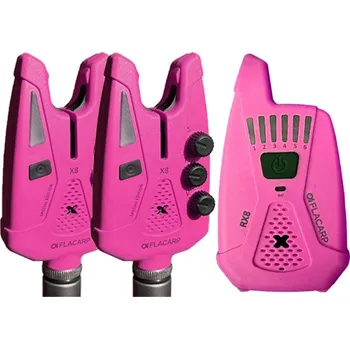 Flacarp X8 + příposlech RX8 2+1 fialový