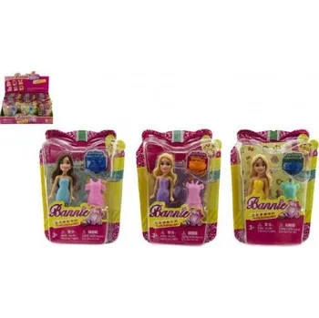 Panenka Panenka s doplňky + prstýnek plast 8 cm asst