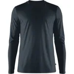 Fjällräven Abisko Wool LS Men Dark Navy modrá XS