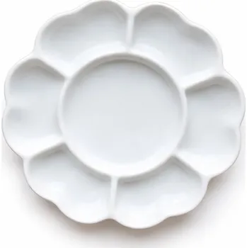 Paleta na barvy neuvedeno Paletka na barvy porcelánová 17 cm - květina