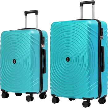 Velký a střední cestovní kufr s TSA zámkem ROWEX Hypnotizer 2v1 Barva: Modrá