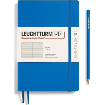 Blok Leuchtturm1917 Zápisník Sky Softcover A5 linkovaný