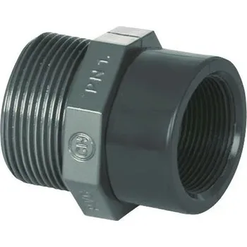 PVC tvarovka - Redukce 1 1/2“ ext. x 2“ int