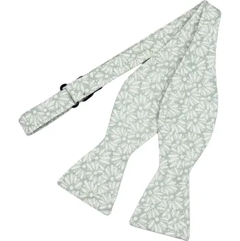 Motýlek Bubibubi Šedozelený vázací motýlek Lumi