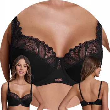 Podprsenka Podprsenka polovyztužená Ava K 1030 2105 černá 85D