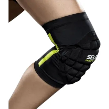 Motocyklový chránič kolene a holeně Select Compression knee support handball 6251W Black L