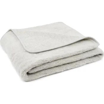 deka Vlnka Vlněná deka Merino jednovrstvá světle šedá velikost lůžkovin 135x200