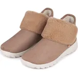 Vlnka Dámské kotníkové zimní boty s ovčí vlnou Bára světle hnědá velikost obuv dospělí 39