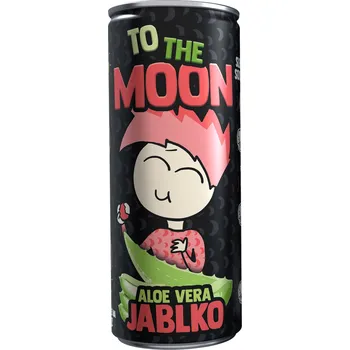 Limonáda To The Moon Aloe vera a jablko 250 ml