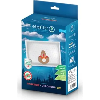 Příslušenství k vysavači Sáčky do vysavače ETA Parkside 1 (4 ks) bílý