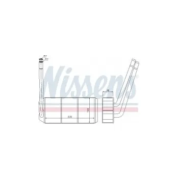 Chladič motoru Výměník tepla NISSENS 73001