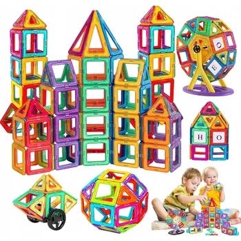 ostatní stavebnice STAVEBNICE STAVEBNÍ VZDĚLÁVACÍ HRAČKY 180KS SADA PRO DĚTI