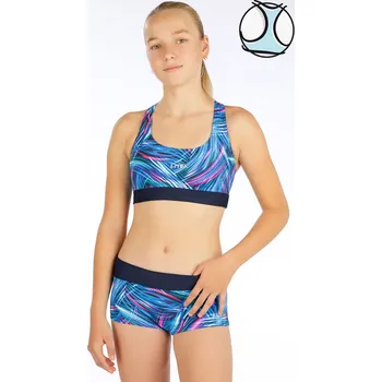 Dívčí plavky Dívčí plavkový sportovní top 6G412 LITEX 146