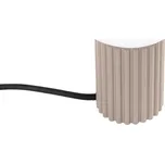 Stolní lampička SOLLUX LIGHTING Halo hnědá, výkon až 8 W