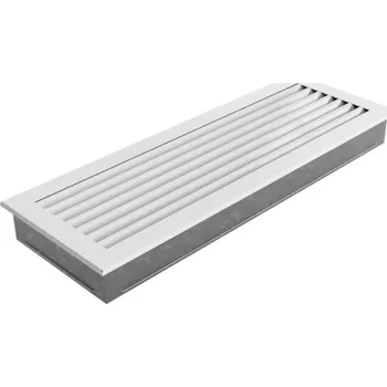 Větrací mřížka Krbová mřížka Kratki Fresh 49x17 - bílá