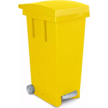 Odpadkový koš Odpadkový koš 80 l Big Tata - Žlutý