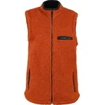 Vlnka Vlněná sportovní vesta Merino oranžová velikost oblečení S