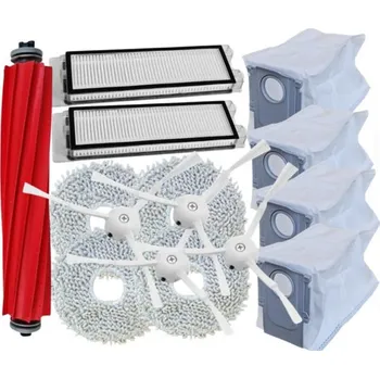 Příslušenství k robotickému vysavači HEPA filtry, kartáče, mopy k vysavači ROBOROCK Qrevo Plus 15ks sada