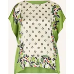 Marc Cain Dámská Blůza Z Kombinace Materiálů, 112 bright...