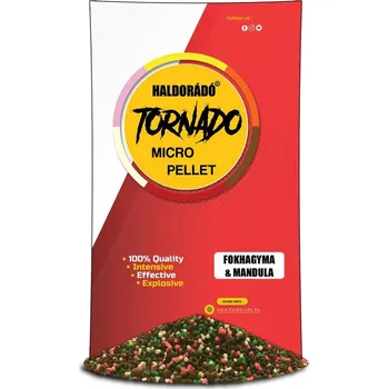 Haldorádó Pelety Tornado Micro Pellets 400 g 2 mm Česnek-Mandle