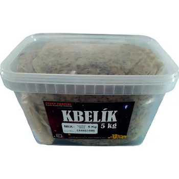 Návnadová surovina Český Partikl MIX vařený kukuřice pšenice řepka - kbelík 5 kg