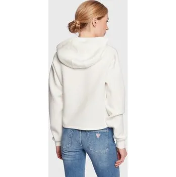 Dámská mikina Guess Mikina New Alisa V2YQ08 K7UW2 Bílá Relaxed Fit S