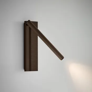 Lampička Bover LED nástěnné světlo Arid A/02 hnědé, hliník, 2 700 K hnědý 1 x 2,1 W LED - Doprava zdarma