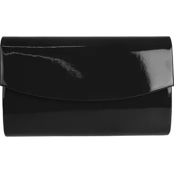 Kabelka Plesové pevné lesklé psaníčko 251 černé