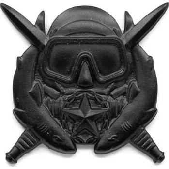 Odznak US COMBAT DIVER SUPERVISOR - ČERNÝ