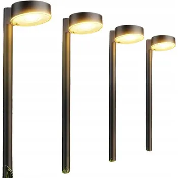 Venkovní osvětlení BUCASA Solární lampy do zahrady, 8 ks x 12 LED diod, Jasné, vodotěsné IP65