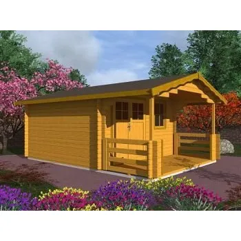 Zahradní domek Zahradní domek Luka 350x250 Ekonomik, dvoukřídlé dveře