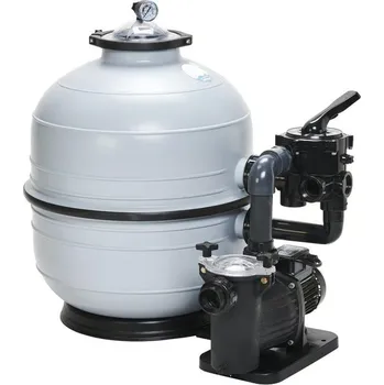 Filtrační zařízení - KIT MIDI 600, 12 m3/h, 230 V, 6 - ti cest. boč. ventil, čerp. FreeFlo