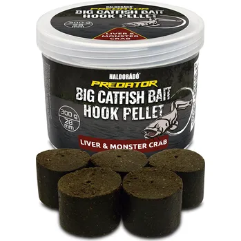 Haldorádó Pelety Catfish Bait Hook Pellet 300 g 28 mm Liver/Monster Crab