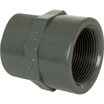 PVC tvarovka - Mufna přechod. red. 90 - - 75 x 3“ int.