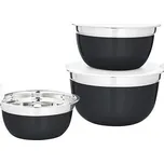 TORO SADA 3KS MISEK S VÍKEM PRŮM.14,16,18CM,NEREZ,ČERNÁ