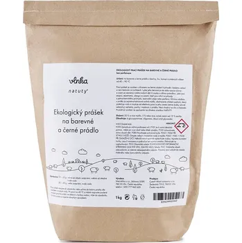 Prací prostředek Vlnka Ekologický prací prášek na barevné a černé prádlo Vlnka 1 kg