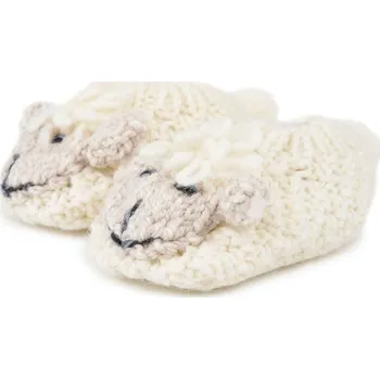 Kojenecký overall Vlnka Dětské vlněné pletené capáčky ovečka Merino velikost obuv dětské 0 - 12 měsíců