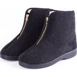 Vlnka Pánské důchodky z ovčí vlny na zip černá velikost obuv dospělí 42