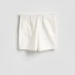 Reserved - Bavlněné kraťasy regular - bílá - 9407N-00X - 9407N-00X-36