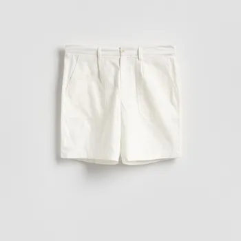 Reserved - Bavlněné kraťasy regular - bílá - 9407N-00X - 9407N-00X-36