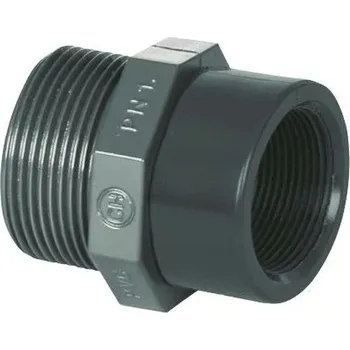 PVC tvarovka - Redukce 1 1/2“ ext. x 1“ int.
