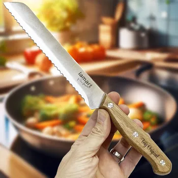 Kuchyňský nůž Kuchyňský nůž na chleba s gravírováním | Osobní dárek do kuchyně + prémiové dárkové balení BE Original