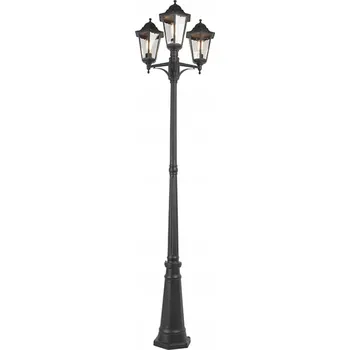 IP kamera Kvadratický sloup pro osvětlení QAZQA E27 223 cm černý