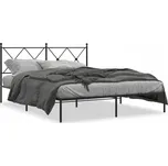 Manželská postel kovová VidaXL 160x200 černá