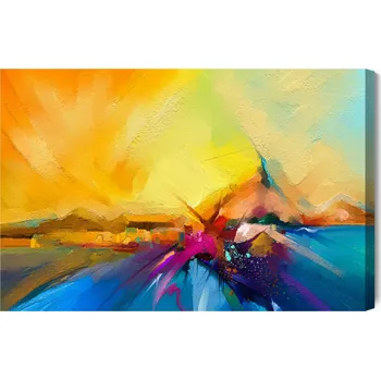 Obraz Obraz Na Plátně Abstraktní loďka na vodě 30x20